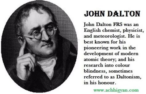 विज्ञानी जॉन डाल्टन की जीवनी | John Dalton Biography in Hindi