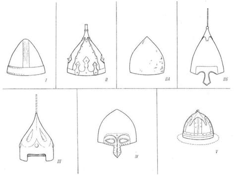 Рисунок шлем богатыря (41 фото)