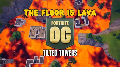 The Floor Is Lava Tilted Towers 8501 6850 6532 By Eliann Fortnite Creative Map Code Fortnitegg