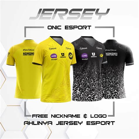 Jual Jersey Onic Esports Terbaru 2023 Pro Edition M4 Home Away Custom