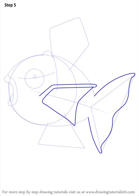 Learn How To Draw Magikarp From Pokemon Pokemon Step By Step Drawing Tutorials