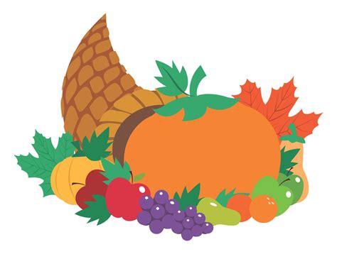 Cornucopia Food Template