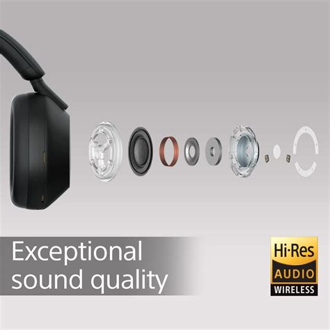 Sony WH-1000XM5 Noise Cancelling Wireless Headphones - 30 Hours Battery ...