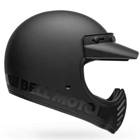 Casco Bell Moto 3 Classic Blackout Negro Mate Ece6