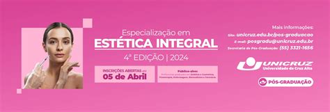 Banner Estética Integral UNICRUZ Universidade de Cruz Alta