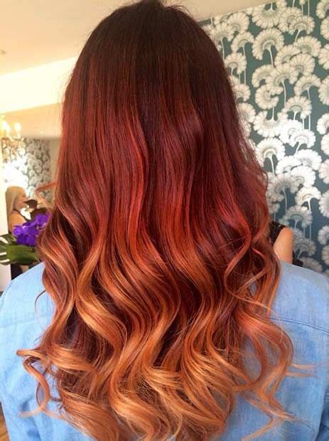 31 Best Red Ombre Hair Color Ideas Stayglam Red Ombre Hair Ombre