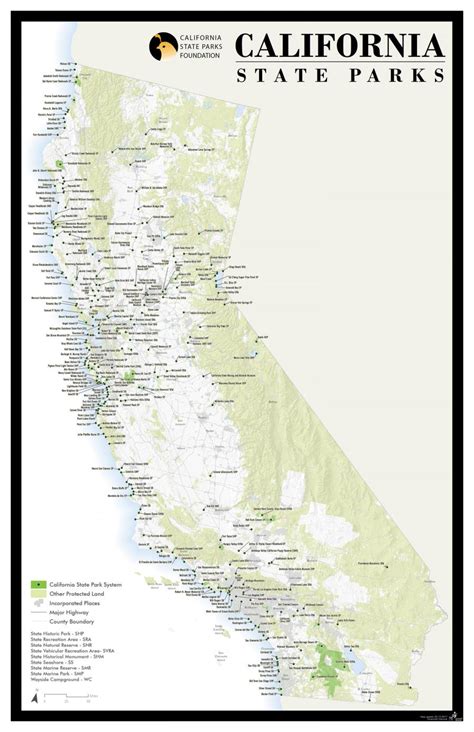 Map Of California State Parks - Large World Map