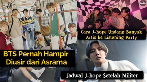 Jadwal J Hope Bts Setelah Militer Bts Diusir Dari Asrama Listening