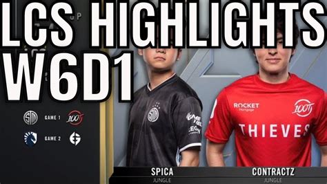 LCS Highlights ALL GAMES Week 6 Day 1 Summer 2020 TSM Vs 100 TL Vs