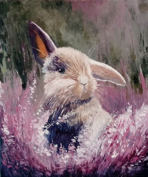 Rabbit Oil Paintings