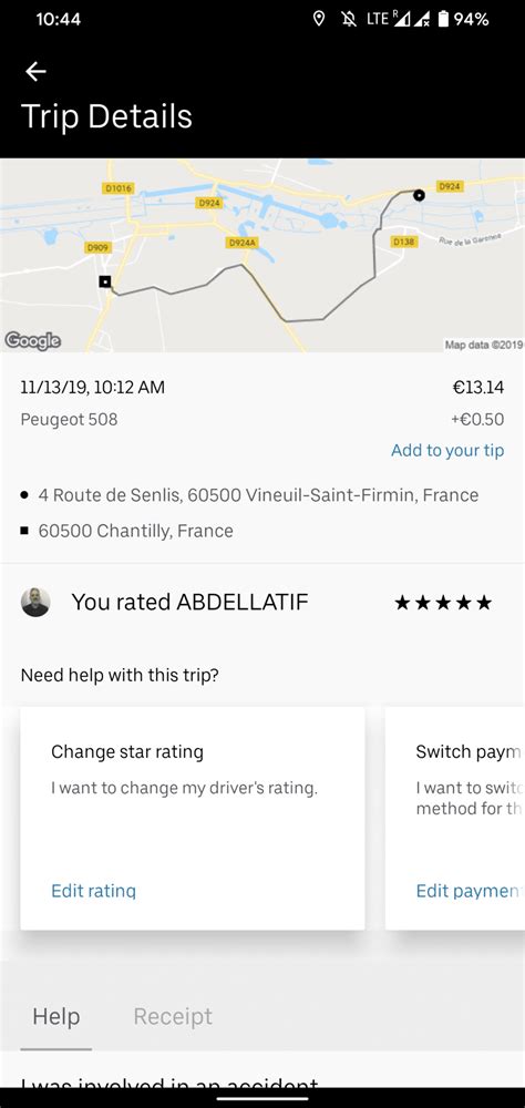 how to know my uber rating