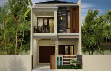 30 Contoh Desain Rumah Minimalis 2 Lantai 6x12 Meter Desain Id