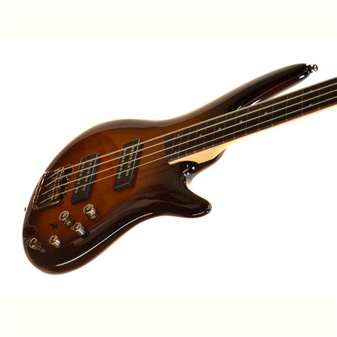 Ibanez Soundgear SR370EF Fretless 4 String Electric Bass Brown Burst