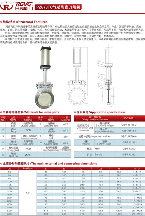 Pz673tc气动陶瓷刀闸阀 耐磨陶瓷阀门