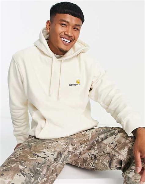 Carhartt Wip Ducks Print Hoodie In White Asos