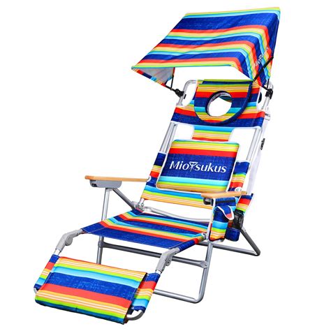 Buy MioTsukus Beach Lounge Chair 3N1 Patio Lounge Chair Sunbathing