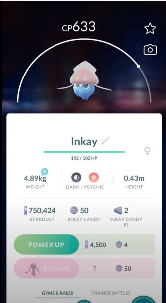 How To Evolve Inkay In Pokemon Go