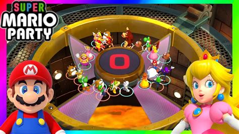 Super Mario Party Minigames Peach Vs Daisy Vs Mario Vs Luigi Youtube