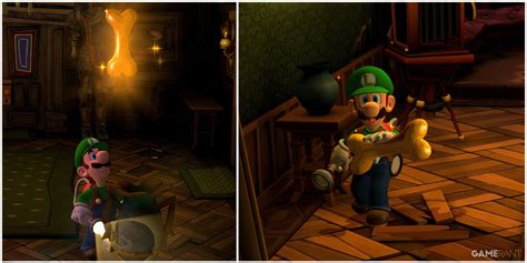 Luigi S Mansion Gold Bone Locations In Gloomy Manor