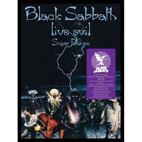 Black Sabbath Live Evil Super Deluxe Cd Box Stoner Doom