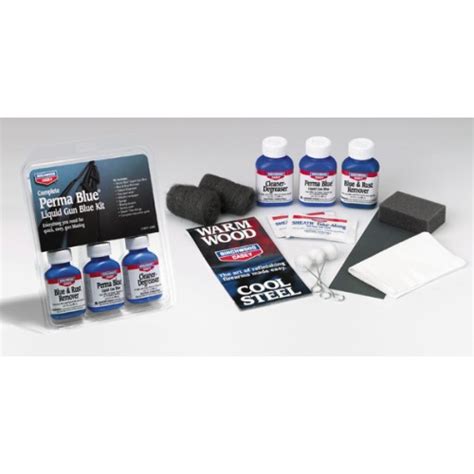 Complete Birchwood Casey Perma Blue Liquid Gun Blue Kit