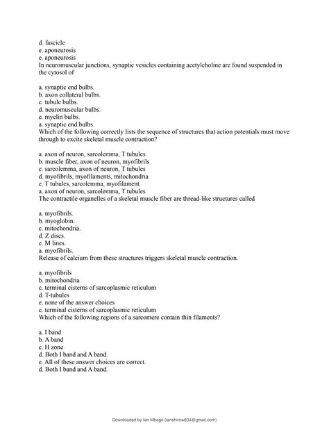 Solution Anatomy Final Exam Studypool