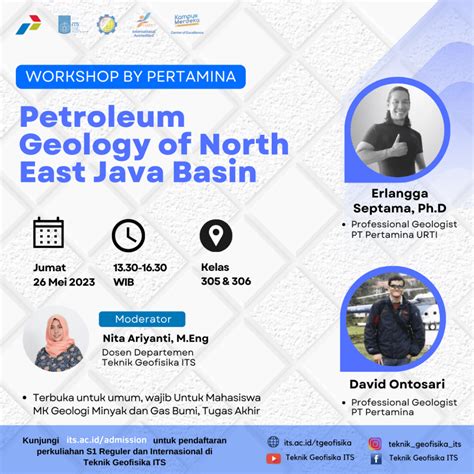 Poster Workshop Teknik Geofisika Its By Pertamina Petroleum Geology Of