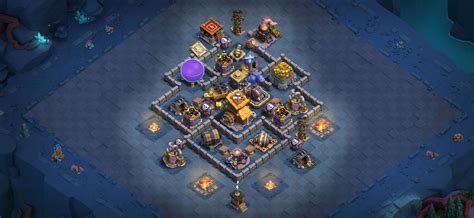 Builder Hall 10 Layout Stage 1 And Stage 2design With Layout Copy Link Base Of Clans