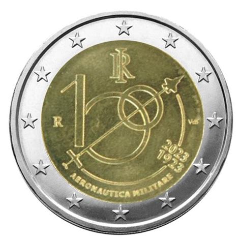 Euro Commemorative Italie Ans De L Arm E De L Air