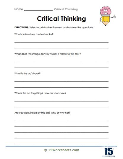 Numbers And Graphing Critical Thinking Printable 2nd Grade