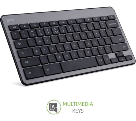 Buy Acer Aak970 Chrome Wireless Keyboard And Mouse Set Free Delivery