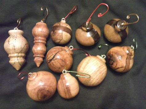 Turned Wood Christmas Tree Ornaments By Liebermannwoodworks