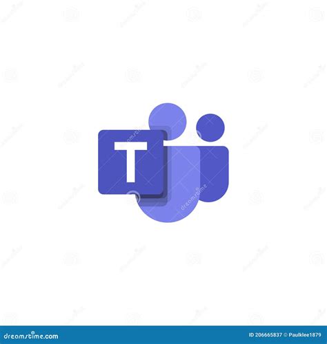 Microsoft Teams Logo On White Background Editorial Illustrative ...