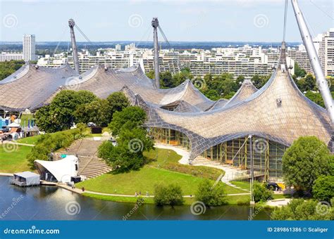 Olympic Park Aerial View in Summer, Munich, Germany Editorial Photo ...