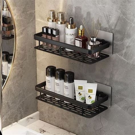 Etagere Douche Sans Percage Etagere Murale Salle De Bain Aluminium