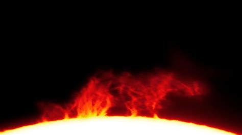 Solar Prominence In H Alpha R Astrophotography