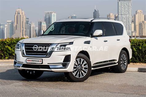 Rent White Nissan Patrol Model Ref In Dubai Id Dubai