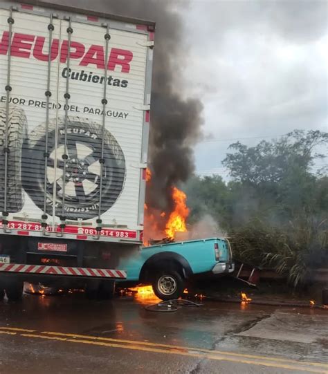 Itapúa Dos fallecidos en grave accidente de tránsito en Obligado