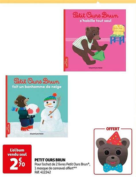 Promo Petit Ours Brun Chez Auchan ICatalogue Fr