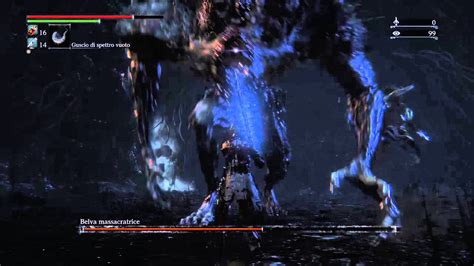 Bloodborne Bloodlettin Beast Boss Fight In Great Pthumeru Ihyll