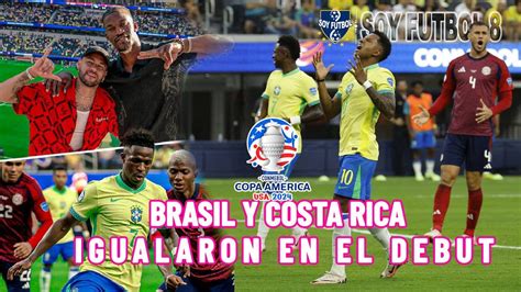 Costa Rica le aguantó el cero a Brasil y le sacó el empate en su debut