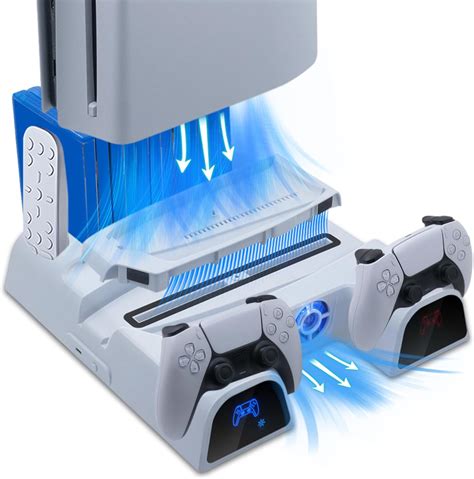 Mcbazel Cooling Stand For Ps Ps Slim Controller Charging Station