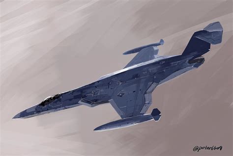 Fighter Art By E Wo Kaku Peter On Artstation Stealth Aircraft