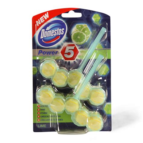 WC osveživač DOMESTOS RB Power 5 lime 2X55g