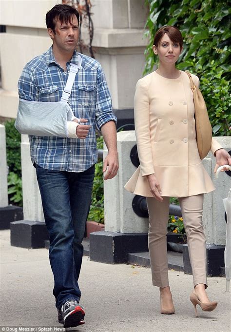 Naked Women Storm Nyc Set Of Jason Sudeikis Movie Sleeping With Other