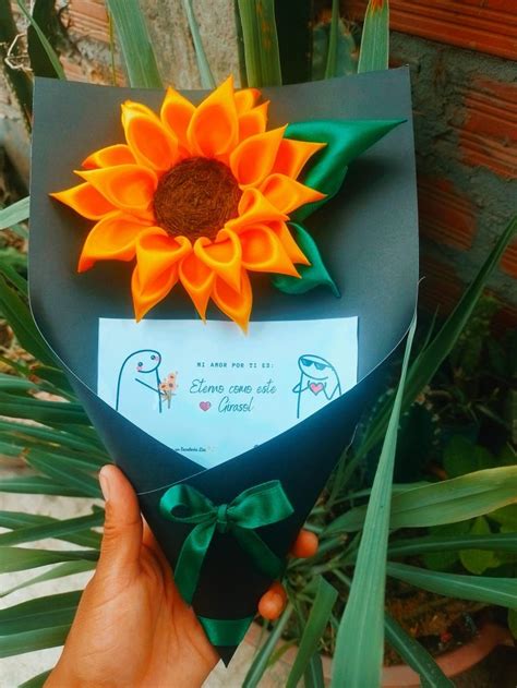 Girasol Eterno Para Sus Amores Manualidades Desayunos De Regalo