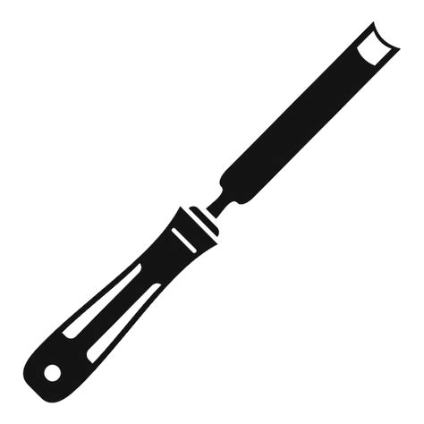 Premium Vector Chisel Equipment Icon Simple Illustration Of Chisel