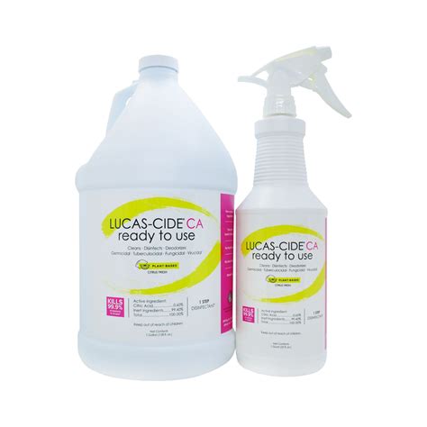 Lucas-Cide CA Ready To Use Disinfectant Spray