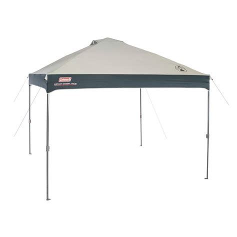 Coleman Straight Leg Instant Outdoor Canopy Shelter 10 X 10 Tan