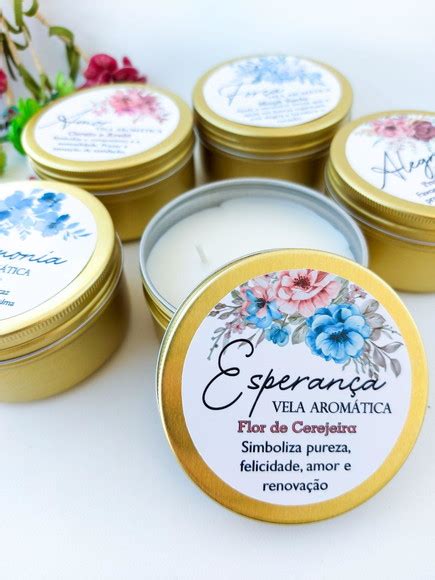 Vela Aromática 100g Presente Elo7 Produtos Especiais